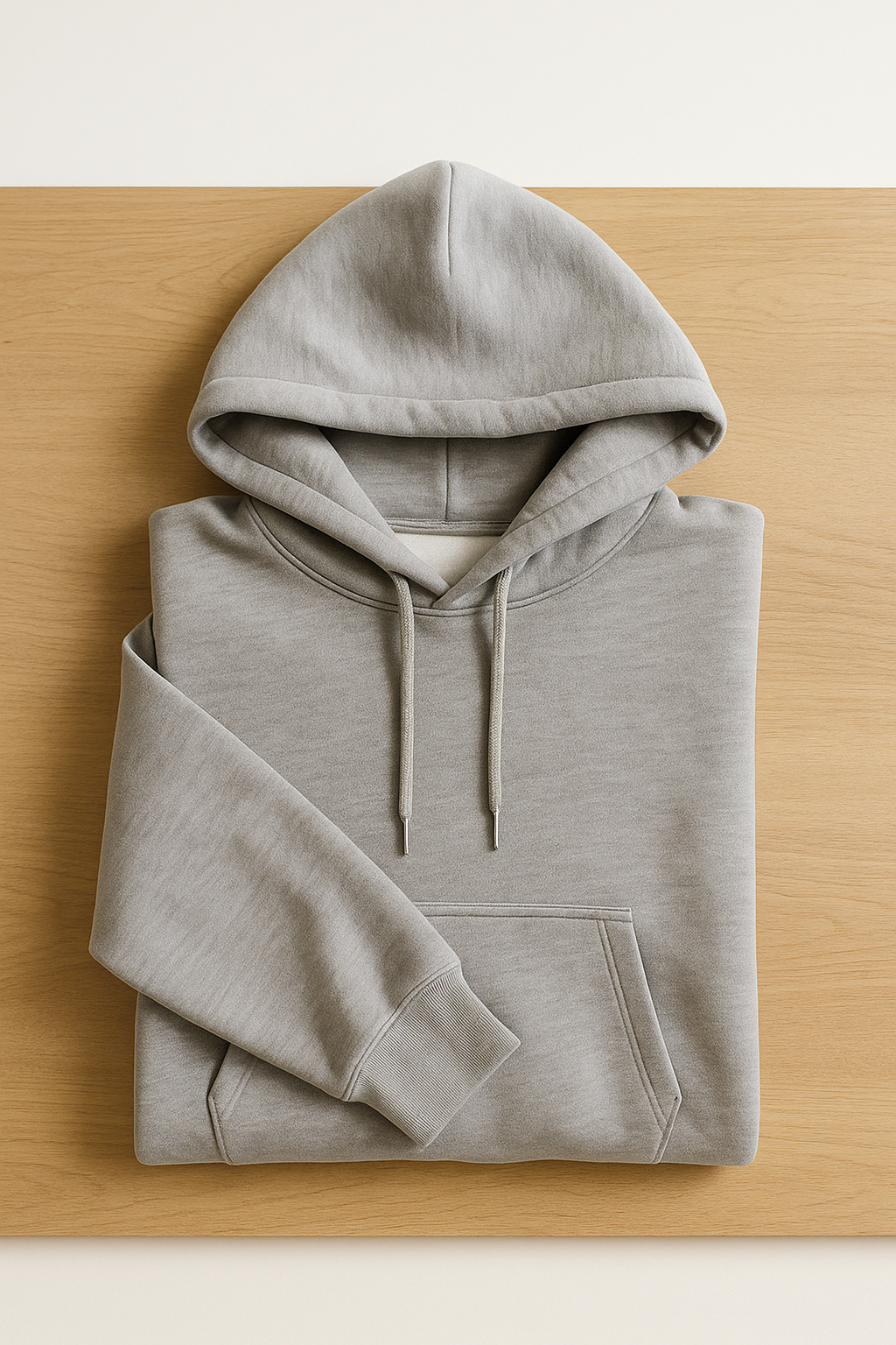 Classic Grey Pullover Hoodie