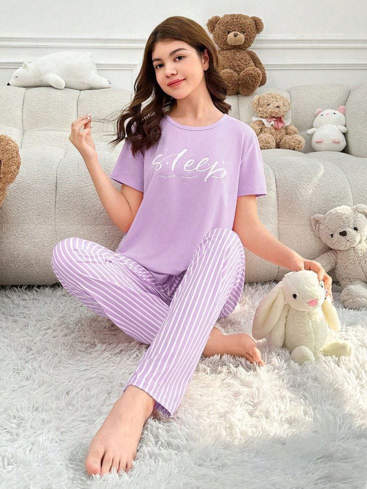 Lilac Soft Nightsuit