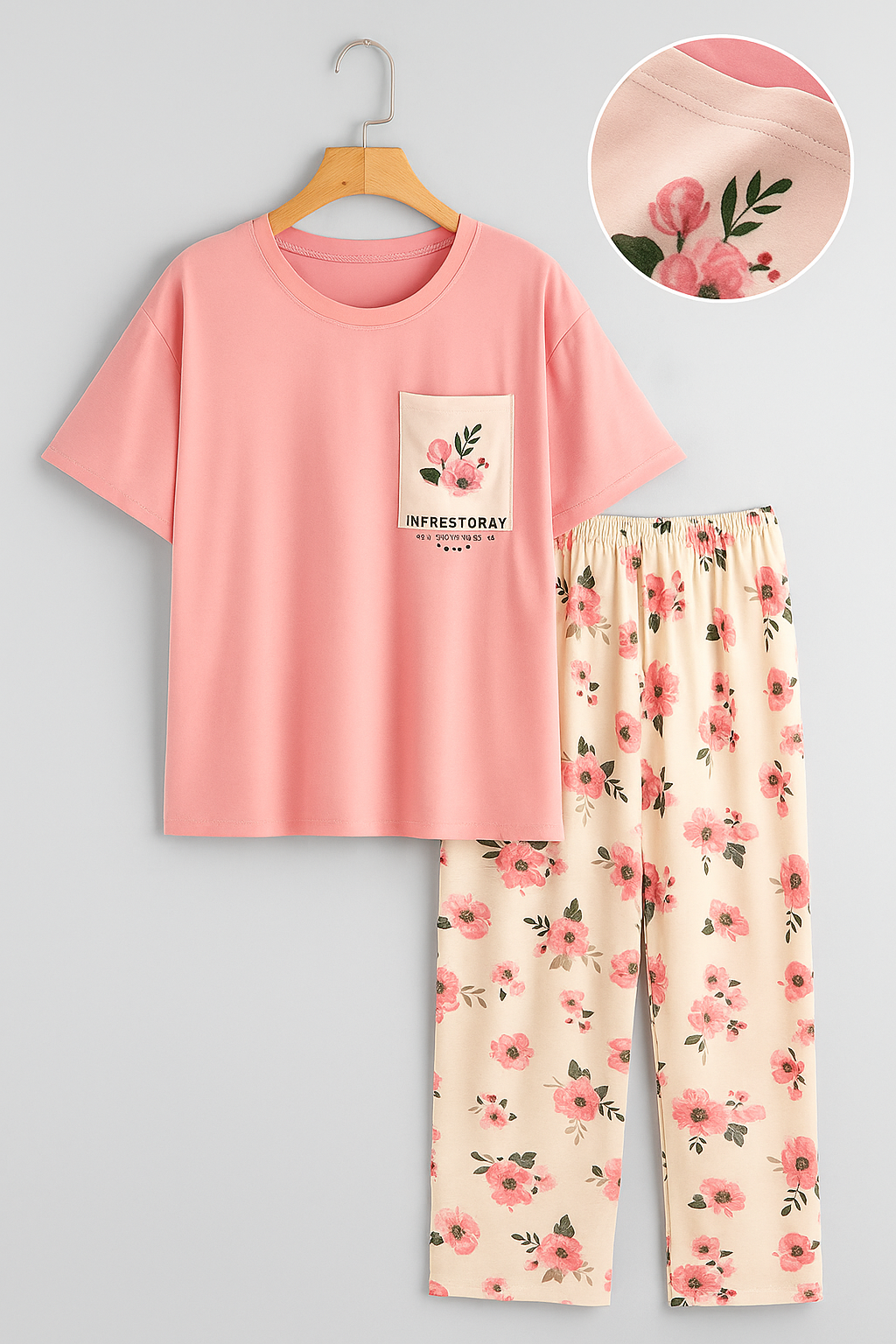 Pink Comfort Nightsuit