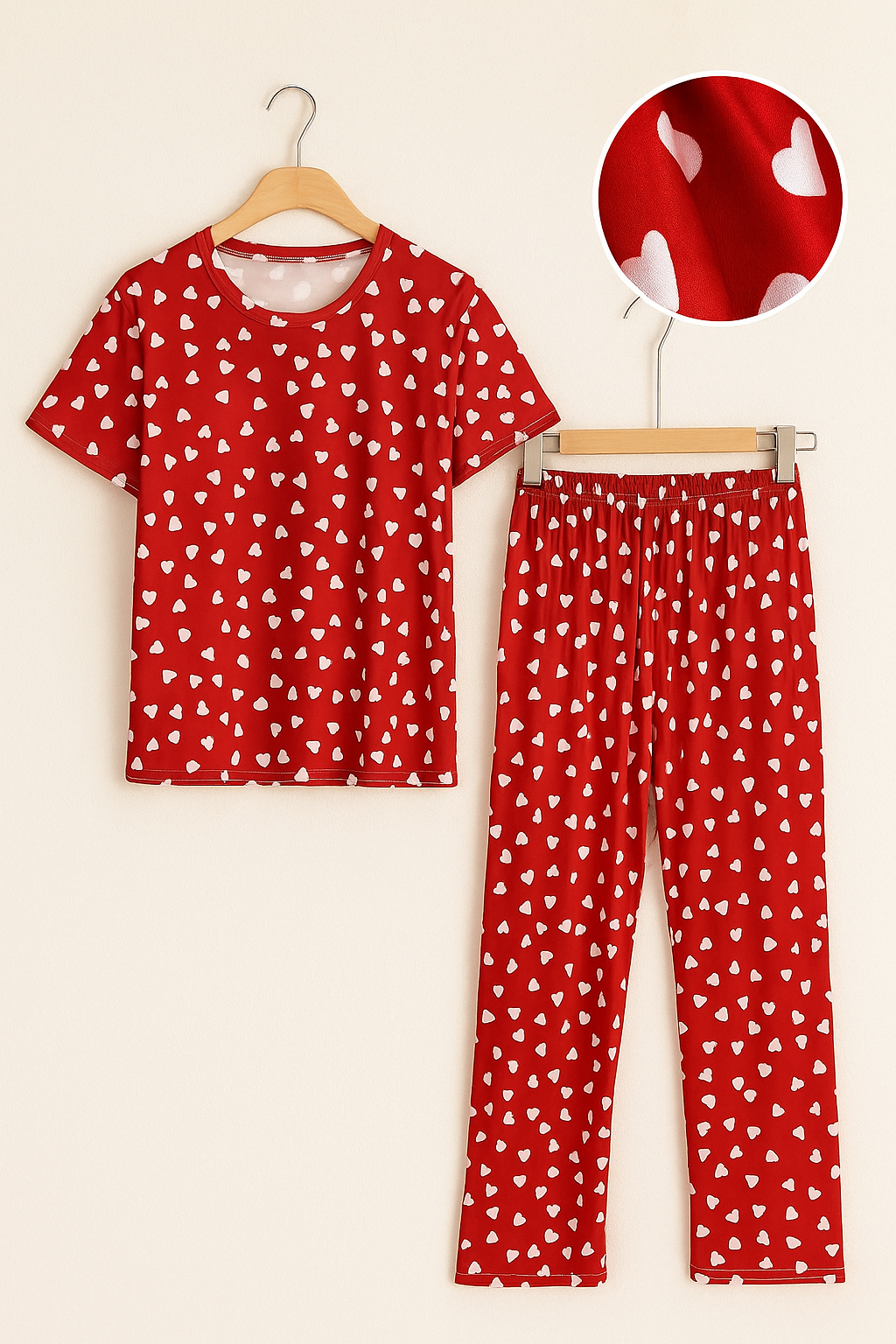 Red Polka Dot Pajama Set