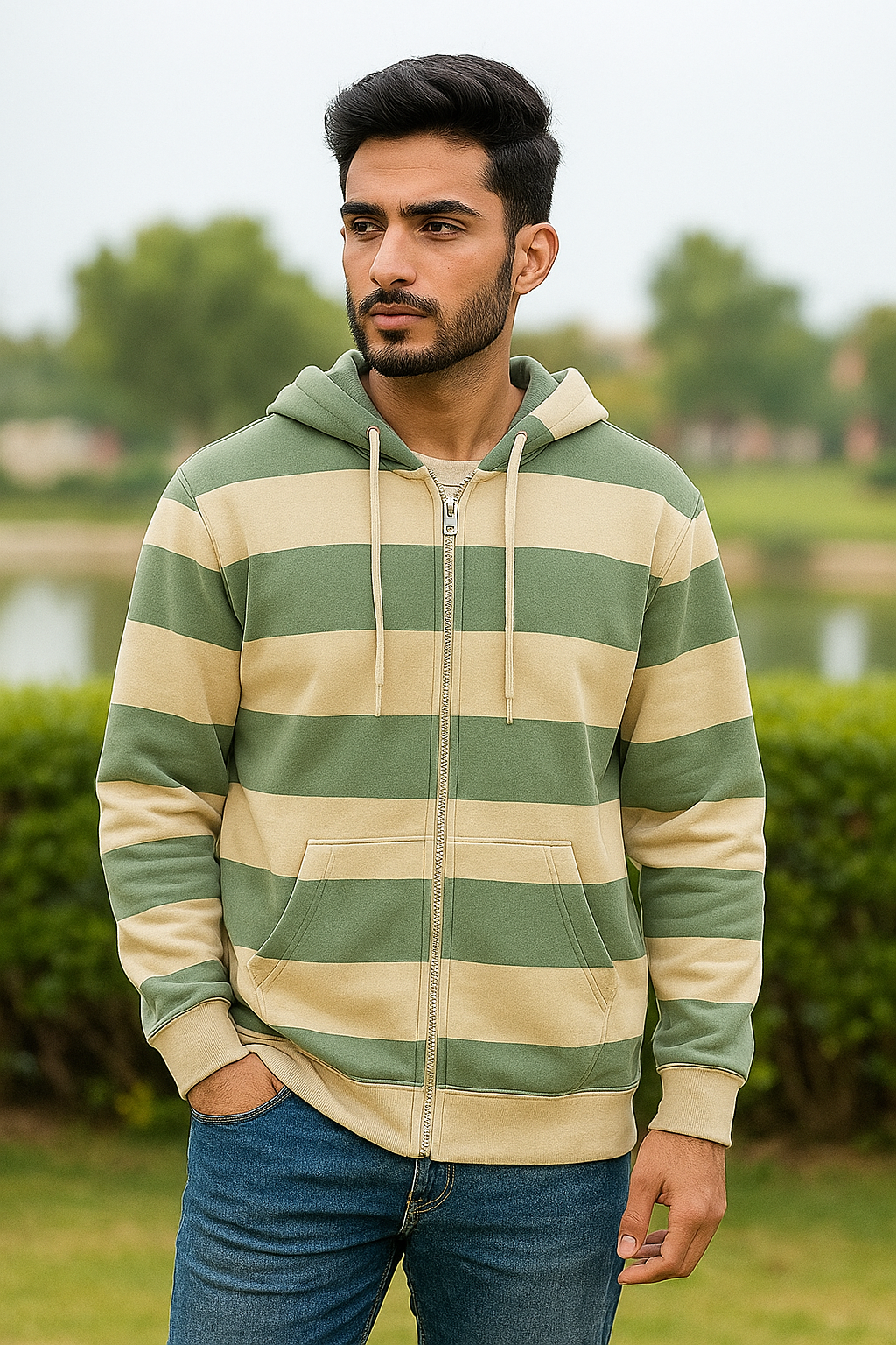 Modern Street Zip Hoodie