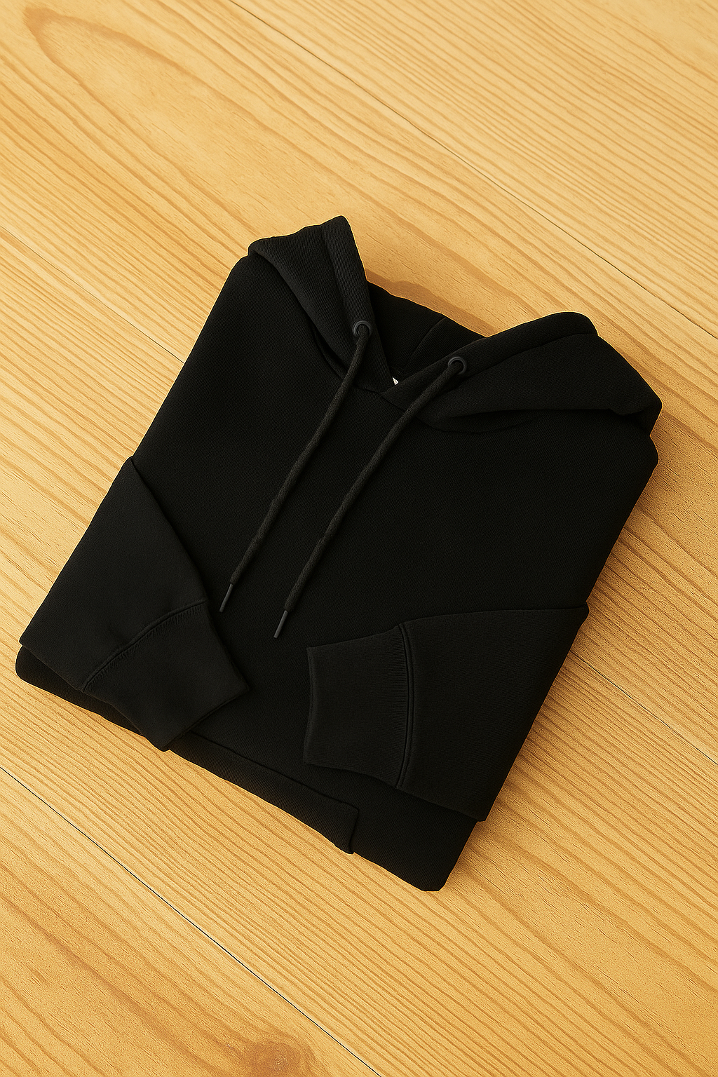 Classic Black Pullover Hoodie