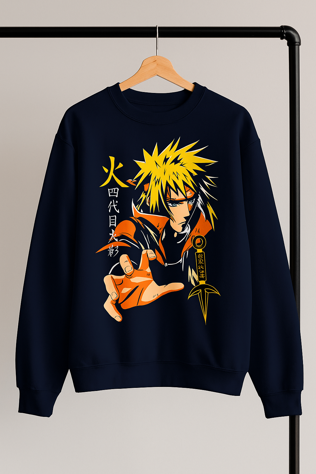 Minato Anime Graphic Sweatshirt