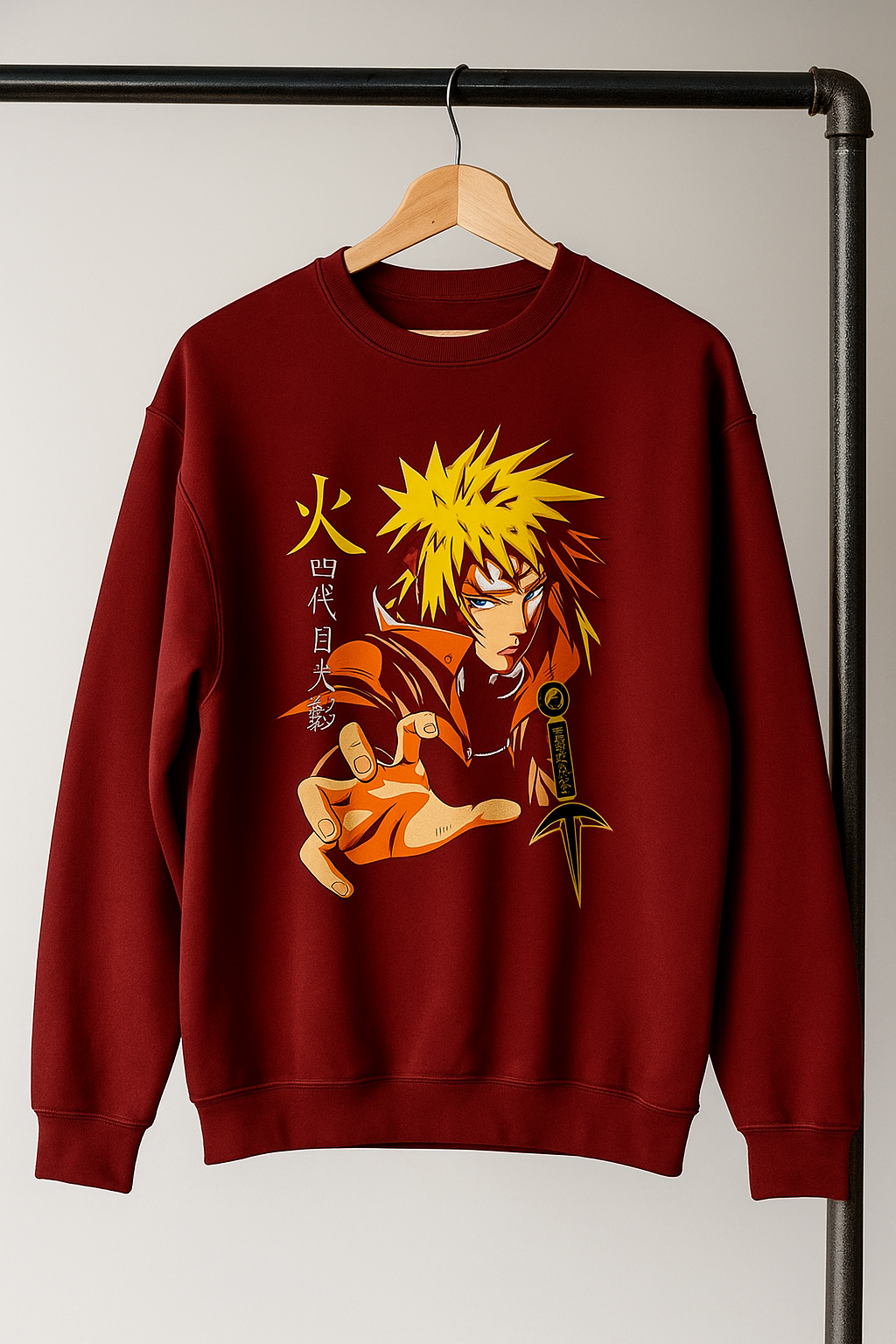 Minato Anime Graphic Sweatshirt
