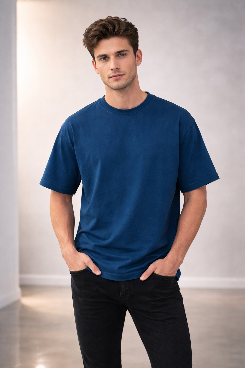 Simple Drop Shoulder T-Shirt – Casual Everyday Wear