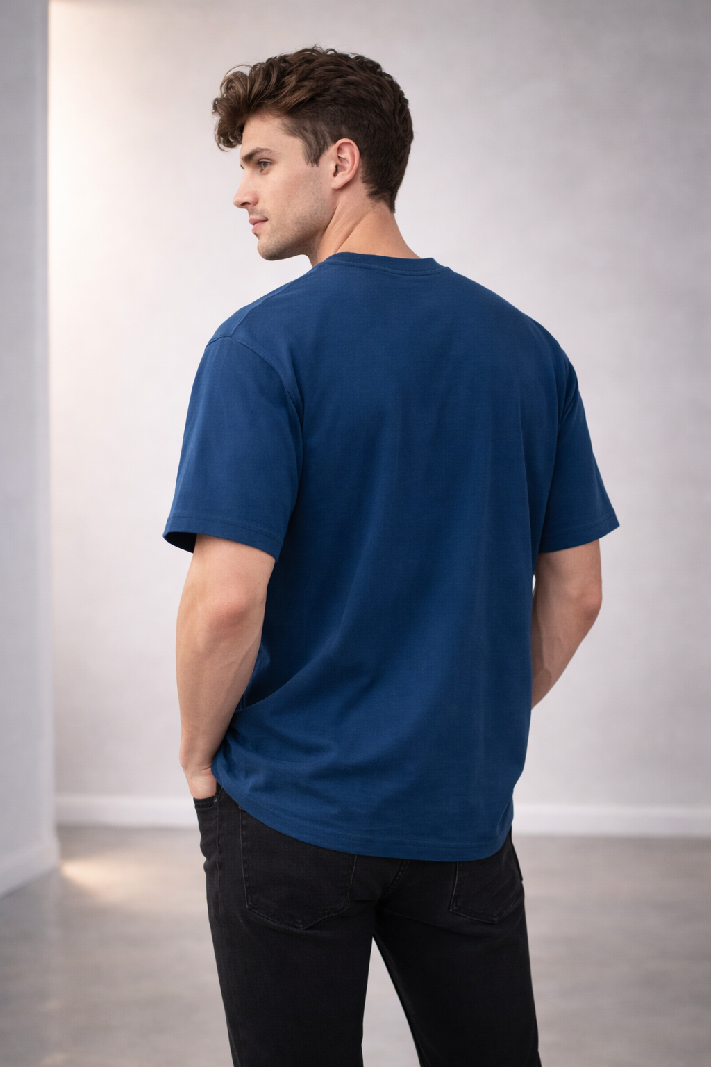 Simple Drop Shoulder T-Shirt – Casual Everyday Wear