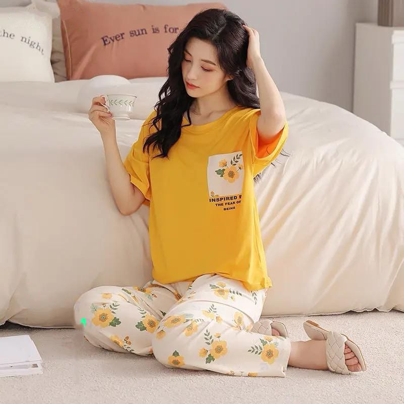 Yellow Comfort Nightsuit