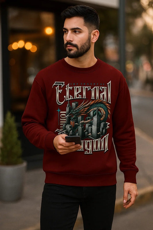 Eternal Dragon Graphic Sweatshirt
